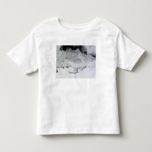 Camiseta Infantil Banzare, Sabrina, e costas de Budd, a Antártica