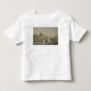 Camiseta Infantil Barcas de Embaixada do senhor Macartney a China