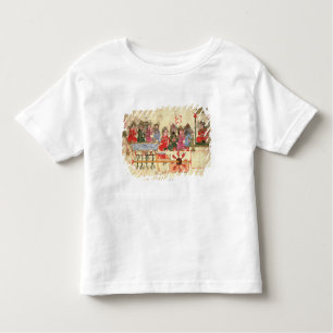 Camiseta Infantil Barco com autômatos, ilustração
