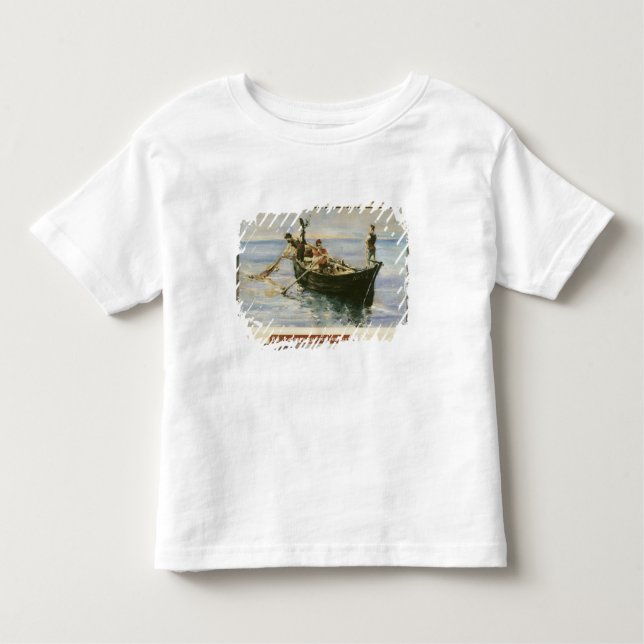 Camiseta Infantil Barco de pesca de Henri de Toulouse-Lautrec |, (Frente)