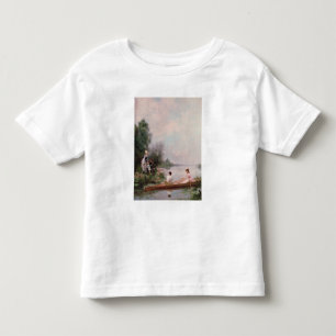 Camiseta Infantil Barco no rio, século XIX