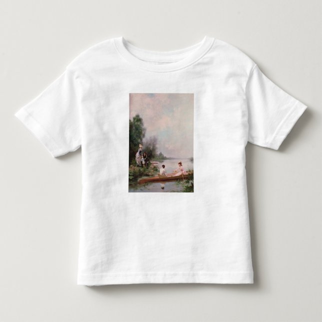 Camiseta Infantil Barco no rio, século XIX (Frente)