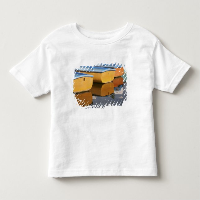 Camiseta Infantil Barcos a bordo do rio Tamisa, (Frente)