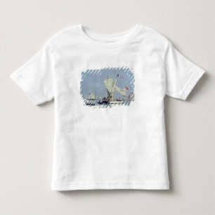 Camiseta Infantil Barcos de navigação, c.1869