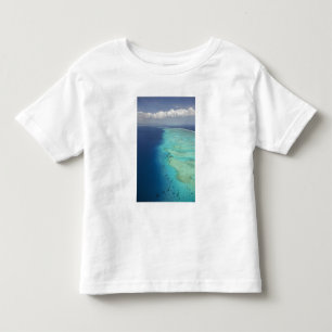 Camiseta Infantil Barreira de coral de Malolo na ilha de Malolo, Fij