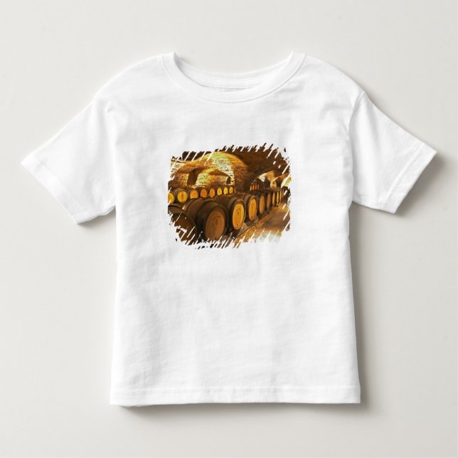 Camiseta Infantil Barreiras de carvalho no porão de Domaine Comte (Frente)