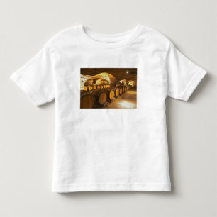 Camiseta Infantil Barricas de carvalho no porão do Domaine Comte