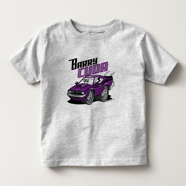 Camiseta Infantil Barry Cuda caçoa o t-shirt (Frente)