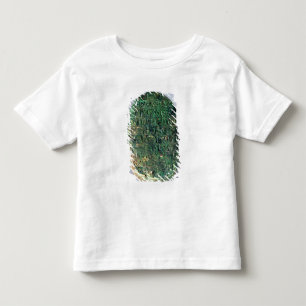 Camiseta Infantil Base de um escaravelho de casamento do Amenhotep I
