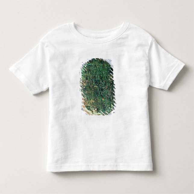 Camiseta Infantil Base de um escaravelho de casamento do Amenhotep I (Frente)