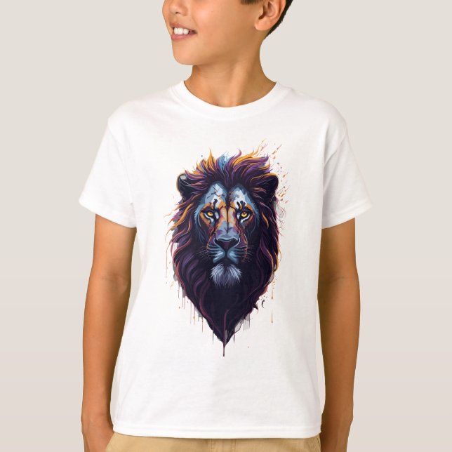 Camiseta Infantil Básica | Leão (Frente)