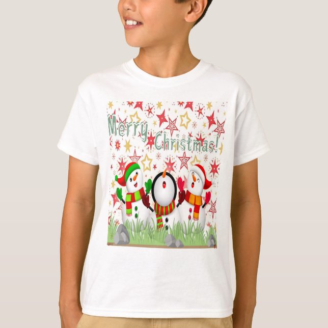 Camiseta Infantil Básica-Natal (Frente)
