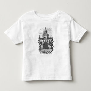 Camiseta Infantil Basílica de Sacre-Coeur, Montmartre, 1876-1910
