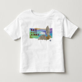 Camiseta Infantil Bat não é um pássaro