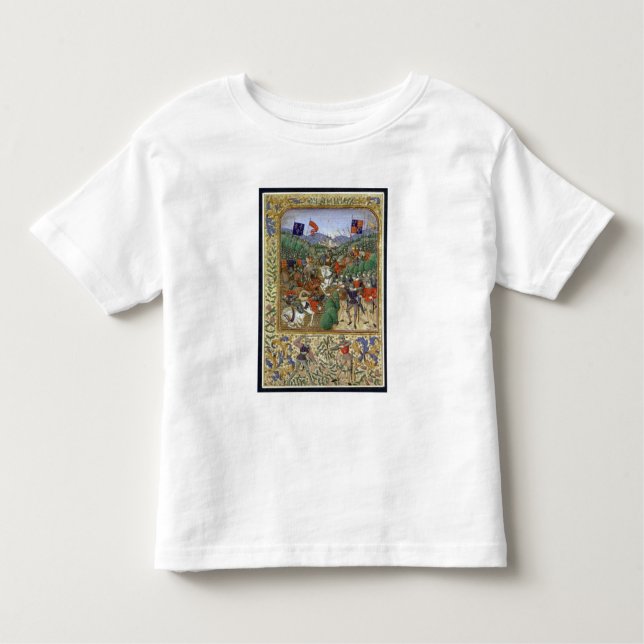 Camiseta Infantil Batalha de Agincourt, o 25 de outubro de 1415 (w/c (Frente)