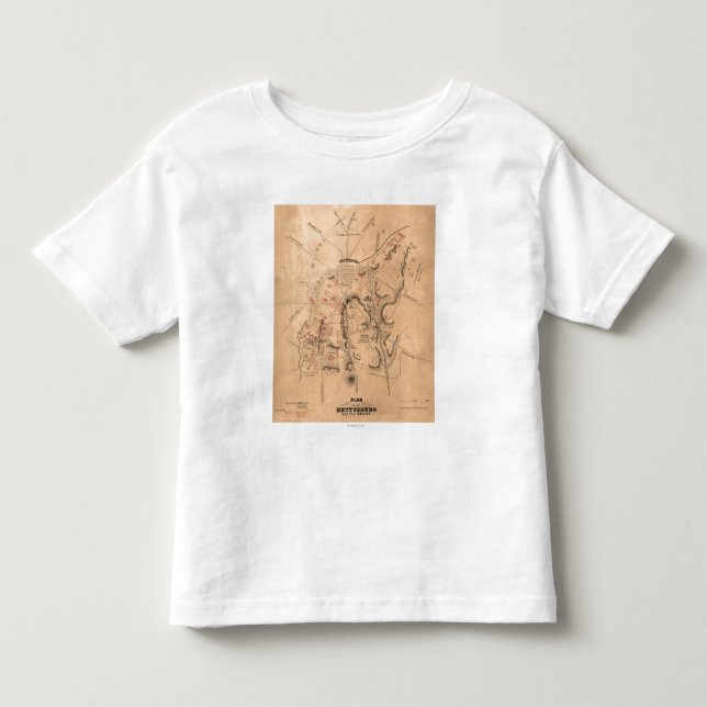 Camiseta Infantil Batalha de Gettysburg 11 (Frente)