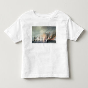 Camiseta Infantil Batalha de mar Russo-Turca de Sinop