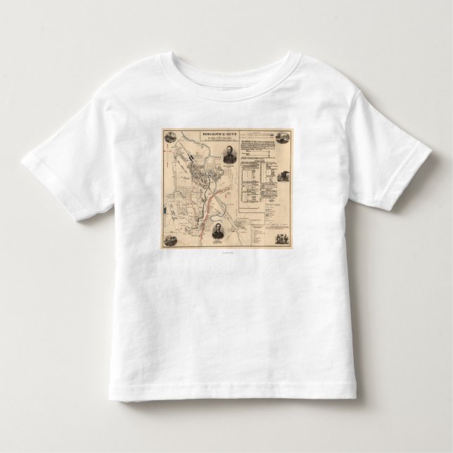 Camiseta Infantil Batalha do rio das pedras - guerra civil 3 (Frente)