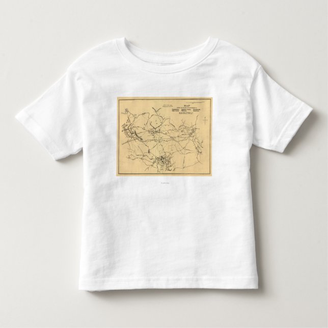 Camiseta Infantil Batalha do tribunal do Spotsylvania (Frente)