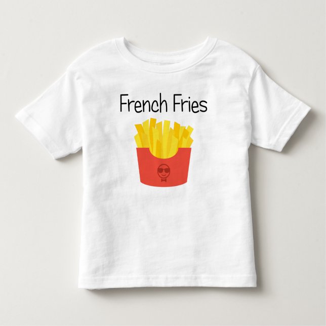 Camiseta Infantil Batatas fritas (Frente)