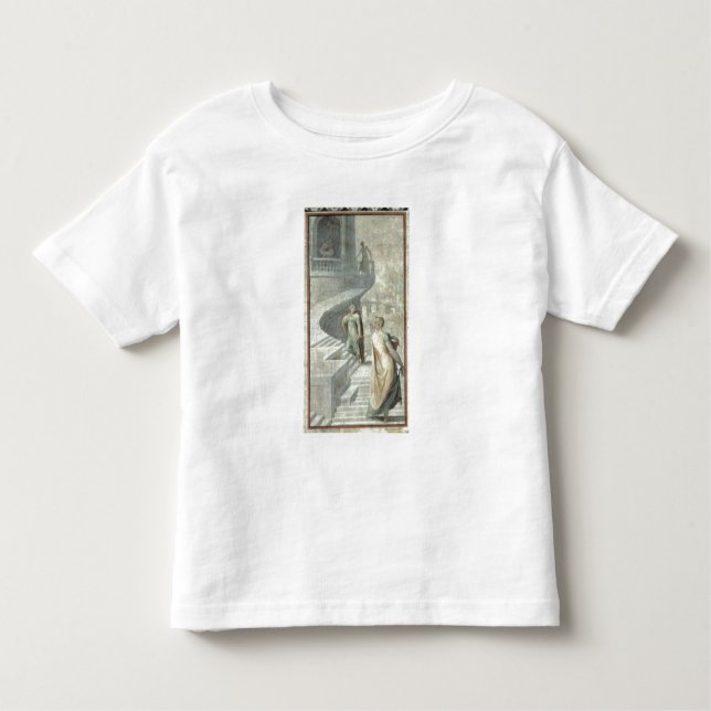 Camiseta Infantil Bathsheba que visita David, c.1553 (Frente)