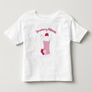 Camiseta Infantil Batido da morango