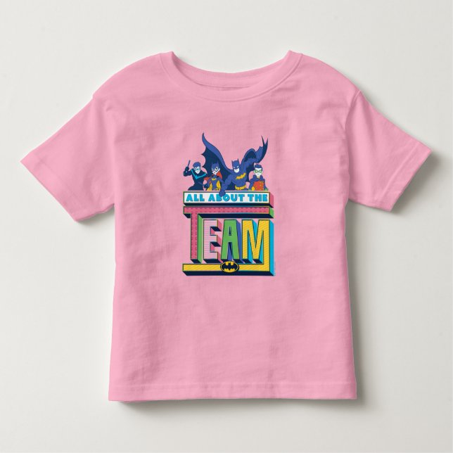 Camiseta Infantil Batman | Toda A Equipe (Frente)