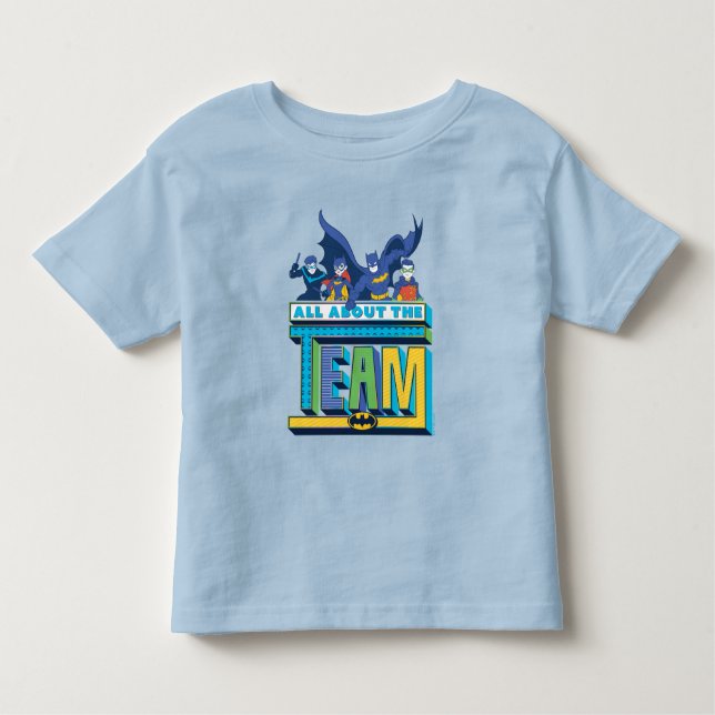 Camiseta Infantil Batman | Toda A Equipe (Frente)