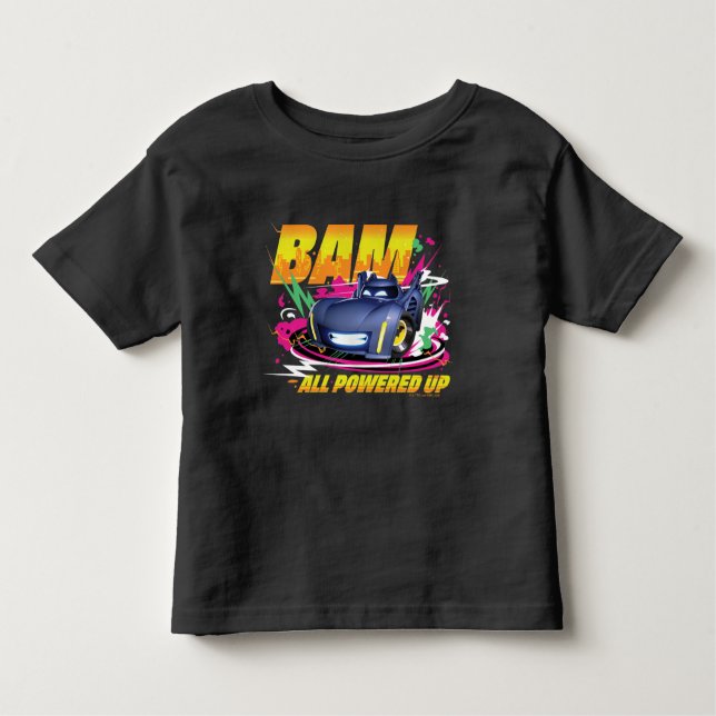 Camiseta Infantil BatWheels™ Bam - Todos Ligados (Frente)