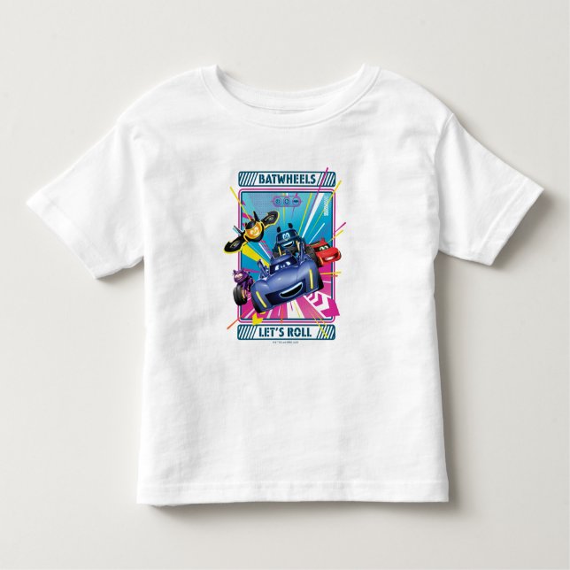 Camiseta Infantil BatWheels™ - Roll de Vamos (Frente)