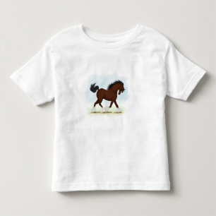 Camiseta Infantil Bay Clydesdale Horse