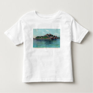 Camiseta Infantil Bayview da ilha e da prisão de Alcatraz