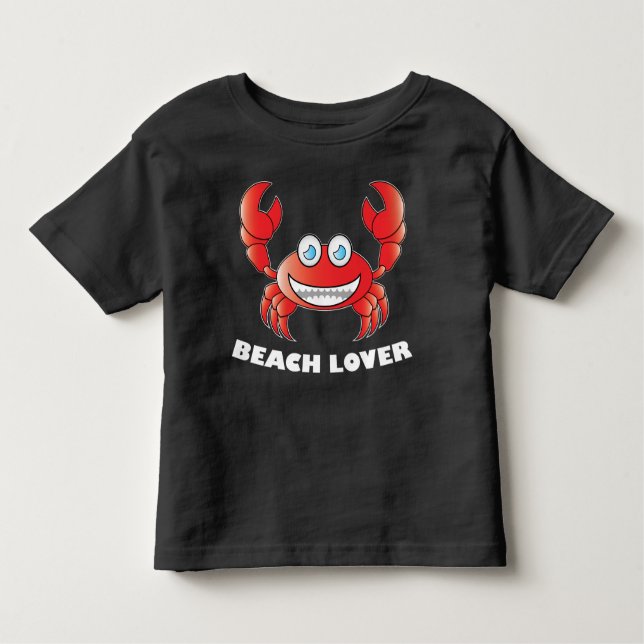 Camiseta Infantil Beach Lover - Toddler Fine Jersey T-Shirt (Frente)