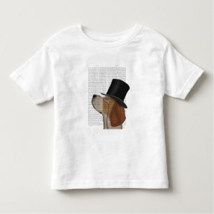 Camiseta Infantil Beagle, Formal Hound e Chapéu