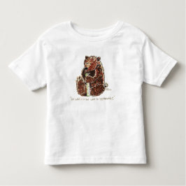 Camiseta Infantil Bear Contemplates Hibernation