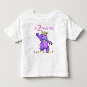 Camiseta Infantil Bear princesa de 2 anos