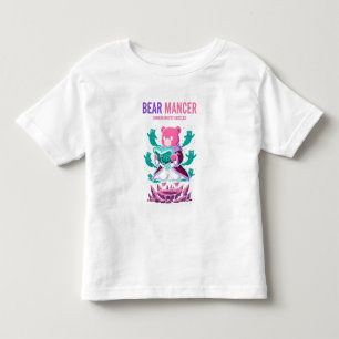 Camiseta Infantil Bearmancer Invoca Ursos Grizzly Fantasmagóricos Ma