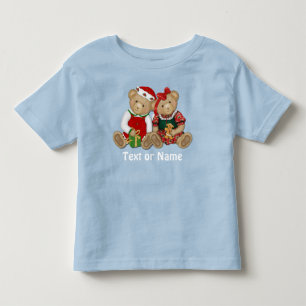 Camiseta Infantil Beary Felry Christmas Pair