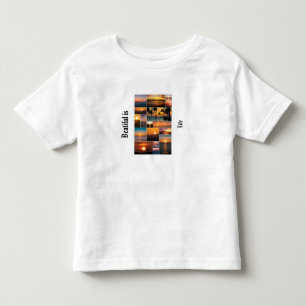 Camiseta Infantil "Beatiful is life"