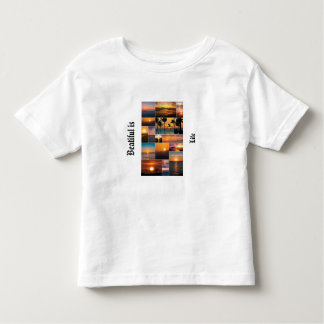 Camiseta Infantil "Beatiful is life"