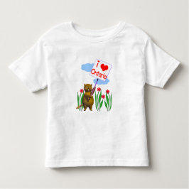 Camiseta Infantil Beaver Canadense ama Ontário