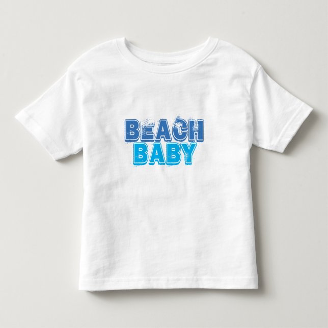 Camiseta Infantil Bebê da praia (Frente)