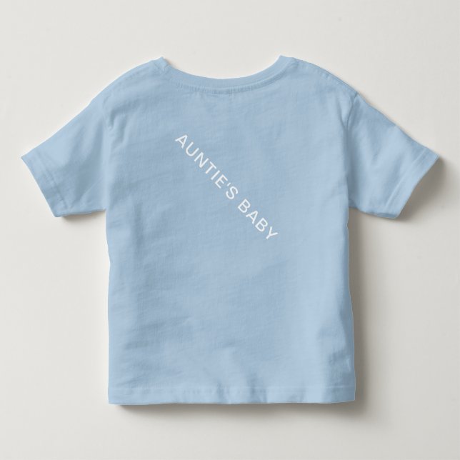 CAMISETA INFANTIL BEBÊ DA TIA (Verso)