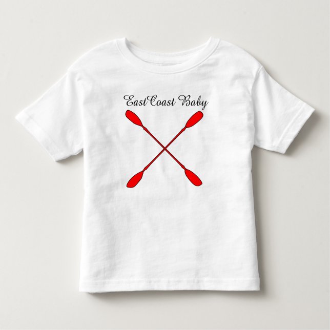 Camiseta Infantil Bebê de cabeceira da Costa Leste (Frente)