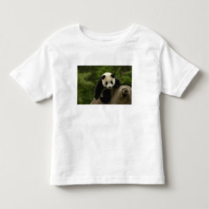 Camiseta Infantil bebê de panda gigante