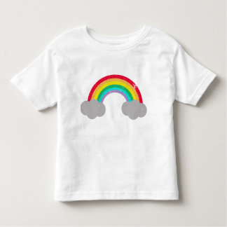 Camiseta Infantil Bebê do arco-íris