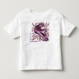 Camiseta Infantil Bebê dos trabalhos de arte de Tamandua e t-shirt