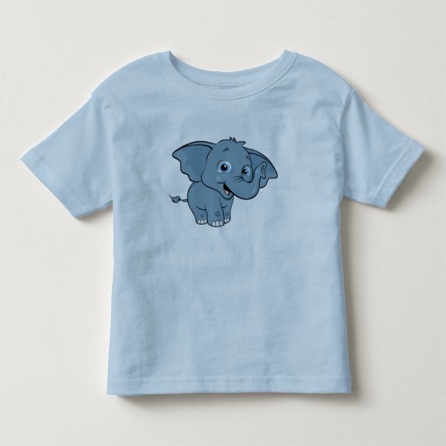 Camiseta Infantil Bebê Elefante Fofo (Frente)
