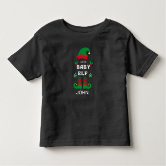 Camiseta Infantil Bebê elf que corresponde ao nome de roupa de natal