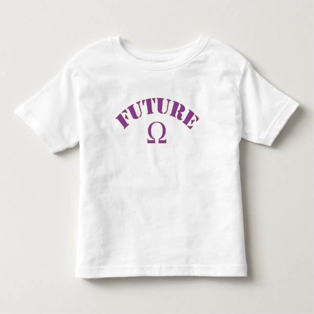 Camiseta Infantil bebê futuro de Q (Frente)